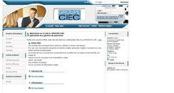 Desktop Screenshot of groupe-ciec.fr